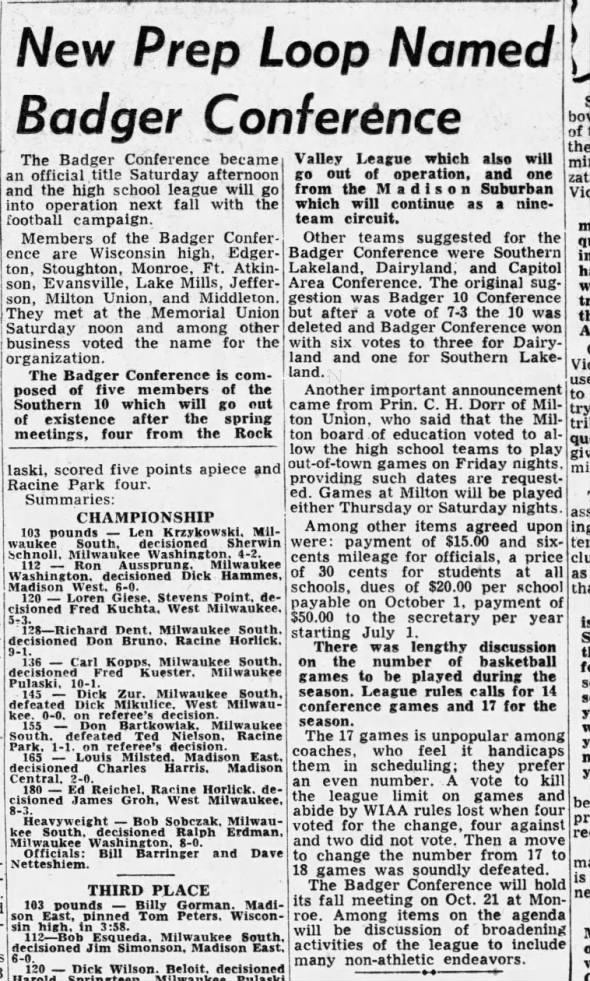 March 23, 1952 * Wisconsin State Journal